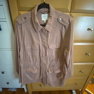 Rose pink utility jacket